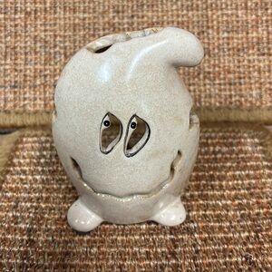 ceramic ghost tealight holder from TII Collections NEW